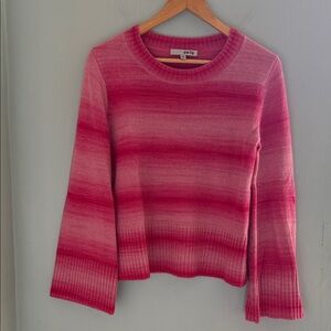 Pink Striped Cashmere Sweater - XS